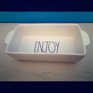 SOLD Rae Dunn “Enjoy” Baking Dish
